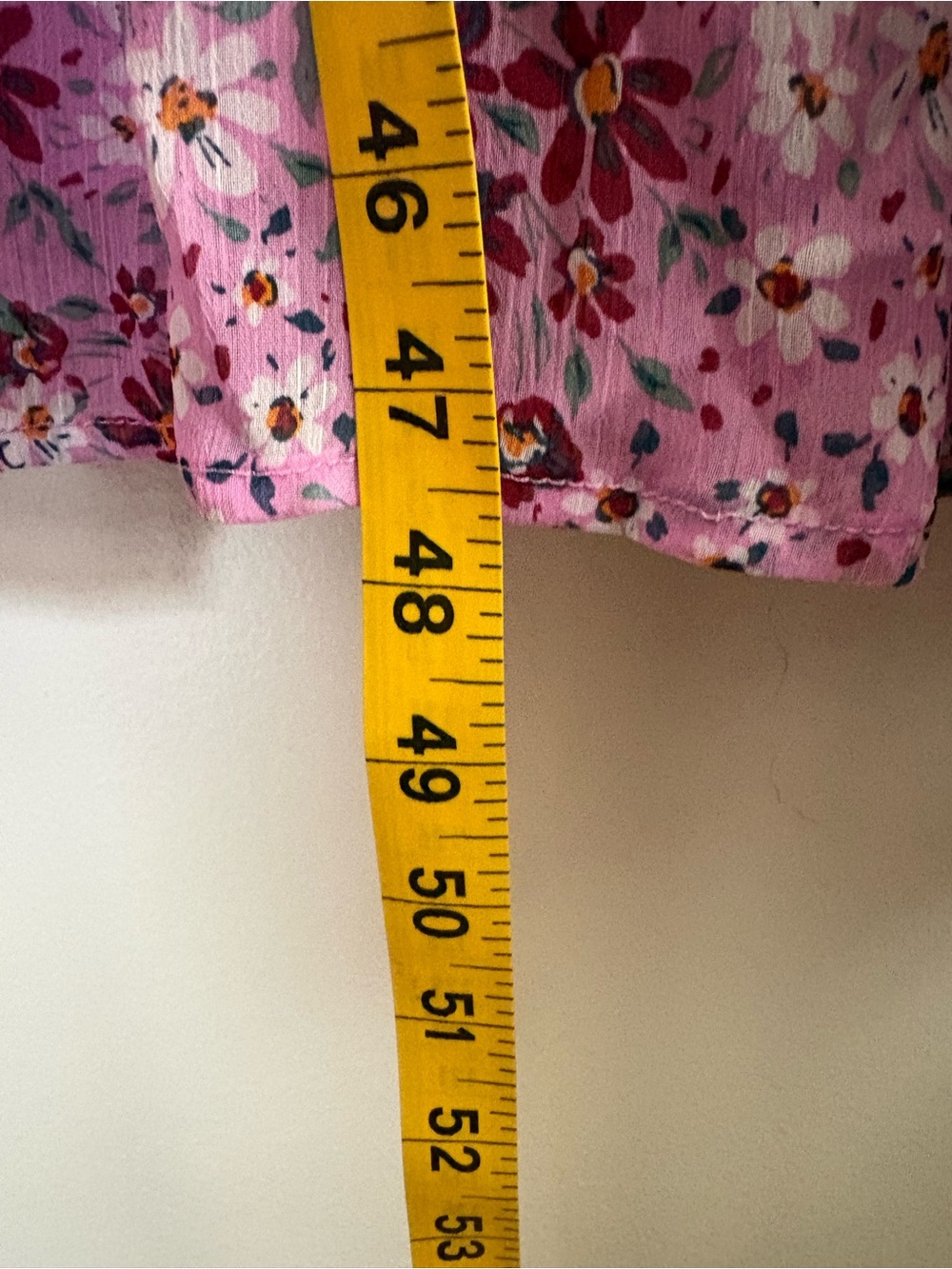 Draper James RSVP Tired Maxi Floral Chiffon Short Puff Sleeve Purple/Pink/Red M - Picture 11 of 11